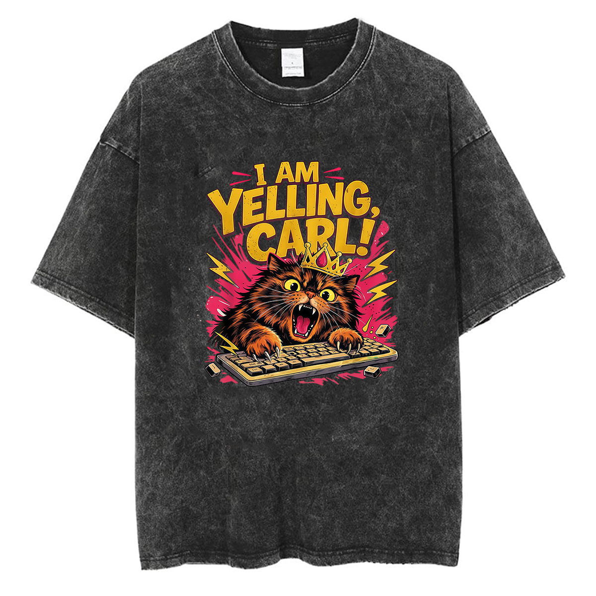 Retro Gaming T Shirt - تي شيرت I Am Yelling Carl
