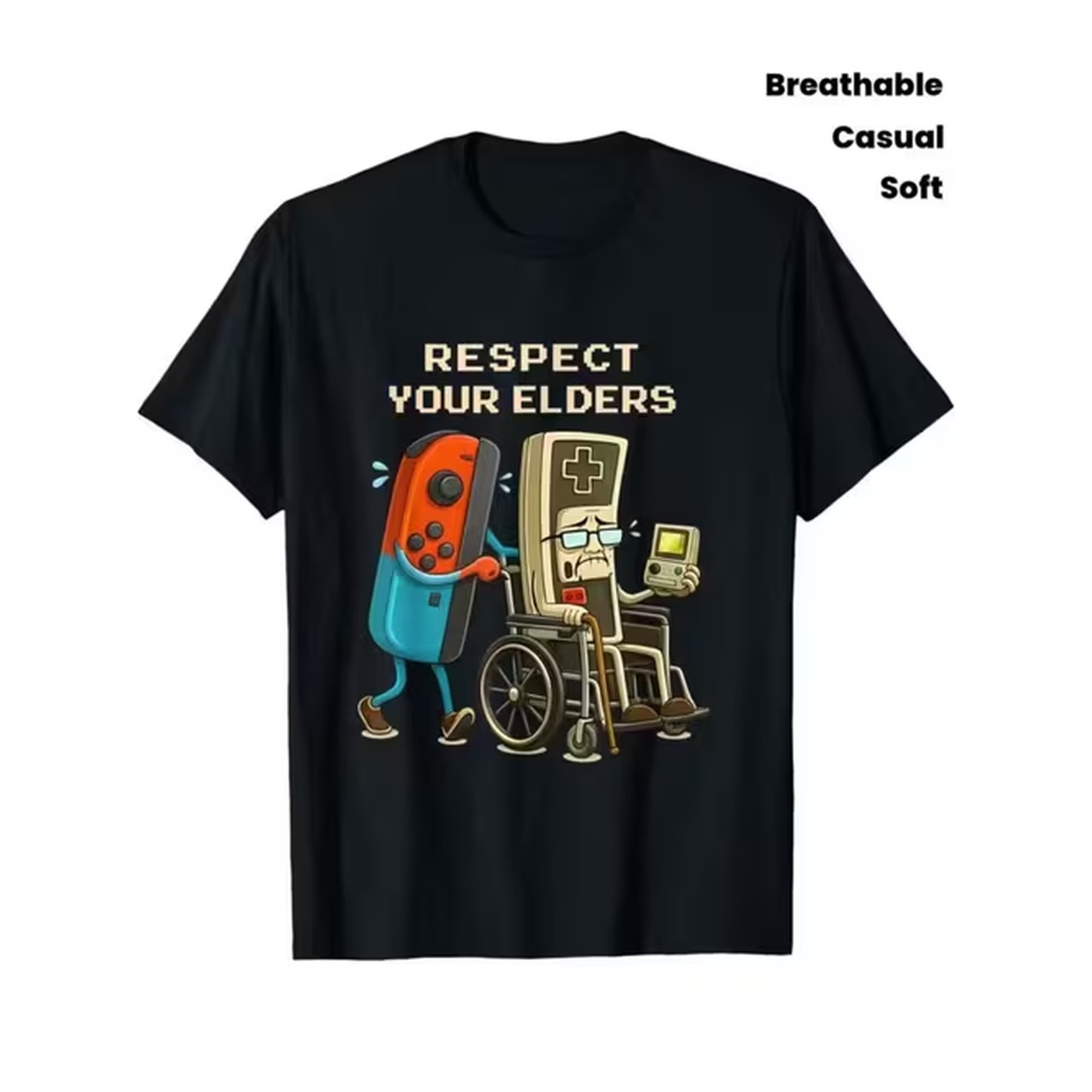 Retro Gaming T Shirt - صورة المنتج: تي شيرت رجالي بتصميم