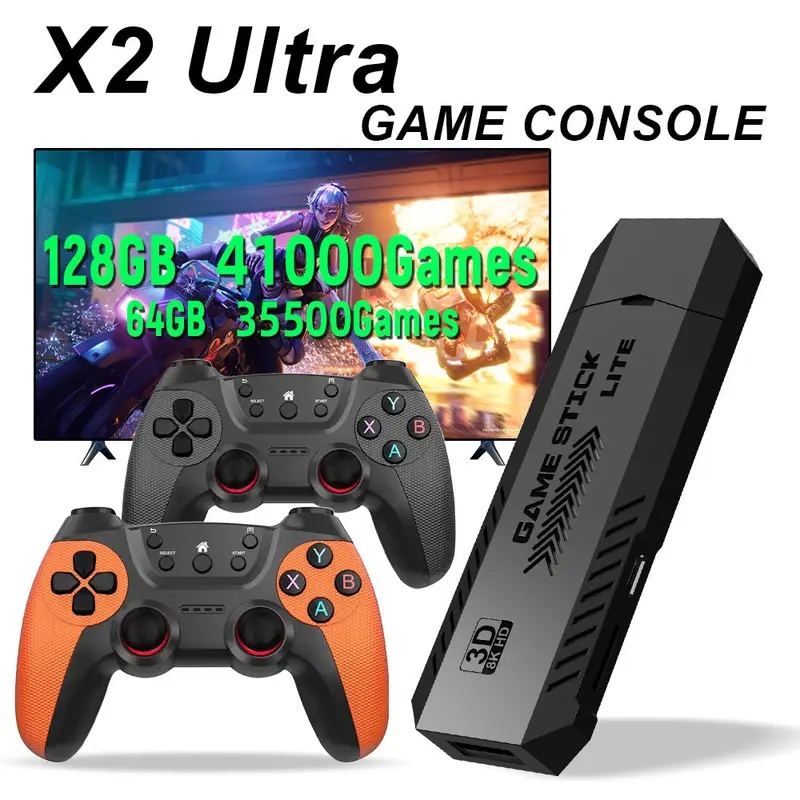Retro Gaming Hdmi - عصا ألعاب X2 Ultra Pro ريترو