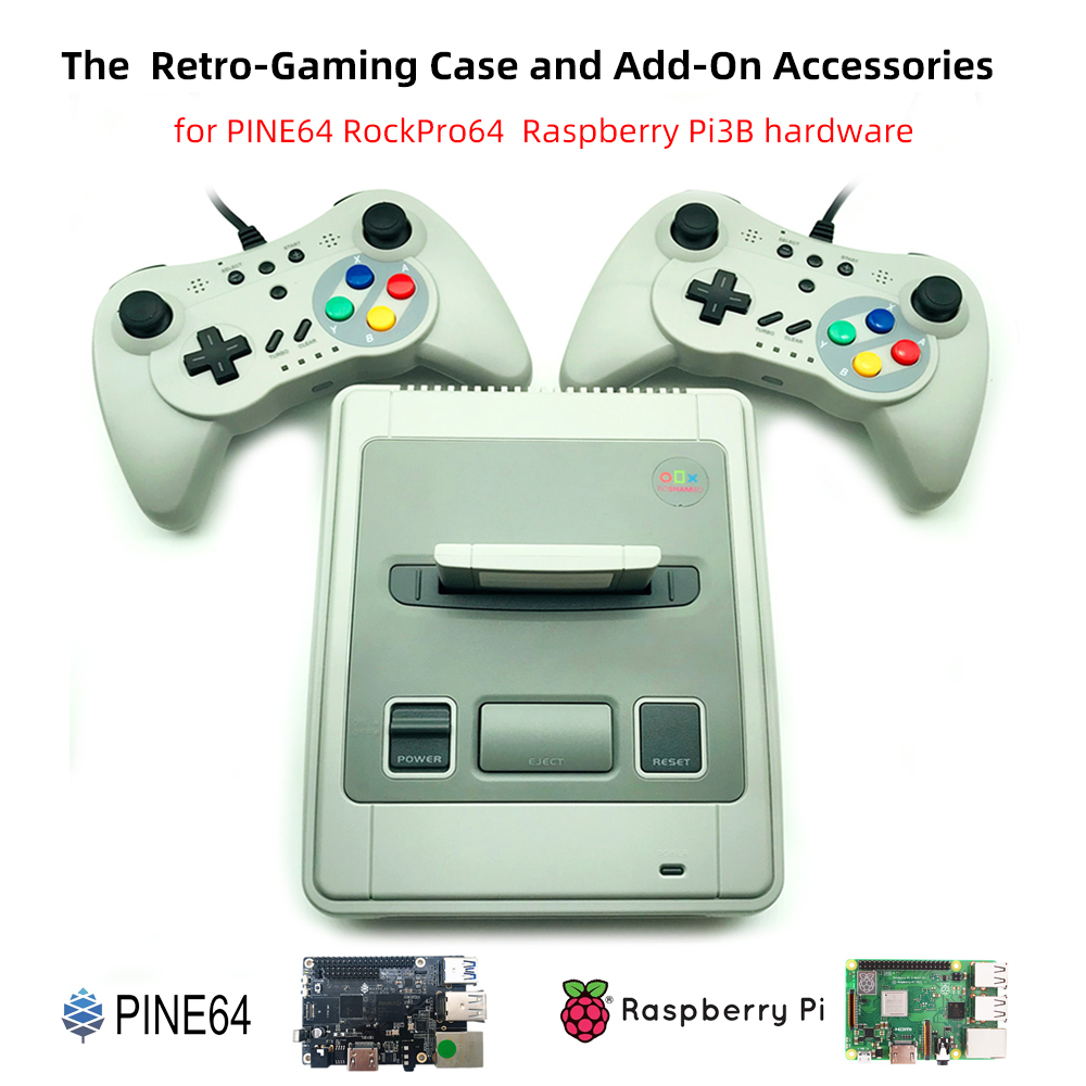 Retro Gaming On Raspberry Pi - حافظة ألعاب Retro Famicom Style Add-ons