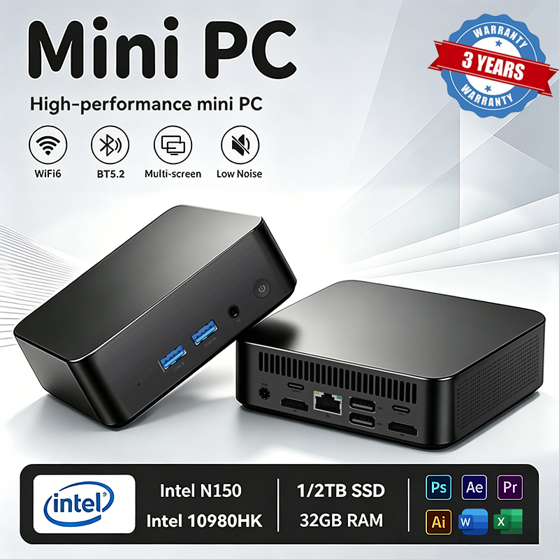 Retro Gaming Mini Pc - كمبيوتر محمول صغير 2026 بمعالج Intel