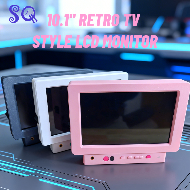 Retro Gaming Years - شاشة LCD بتصميم CRT عتيق مقاس