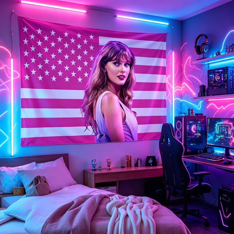 Retro Gaming Art - VIKAMA نسيج جداري مطبوع عليه صورة