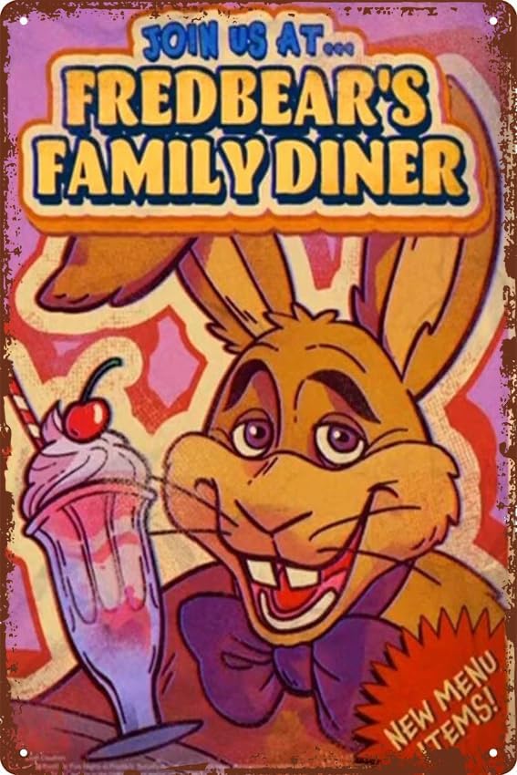 Retro Gaming Pictures - fnaf-fredbears عائلة عشاء البيتزا 2 ملصق