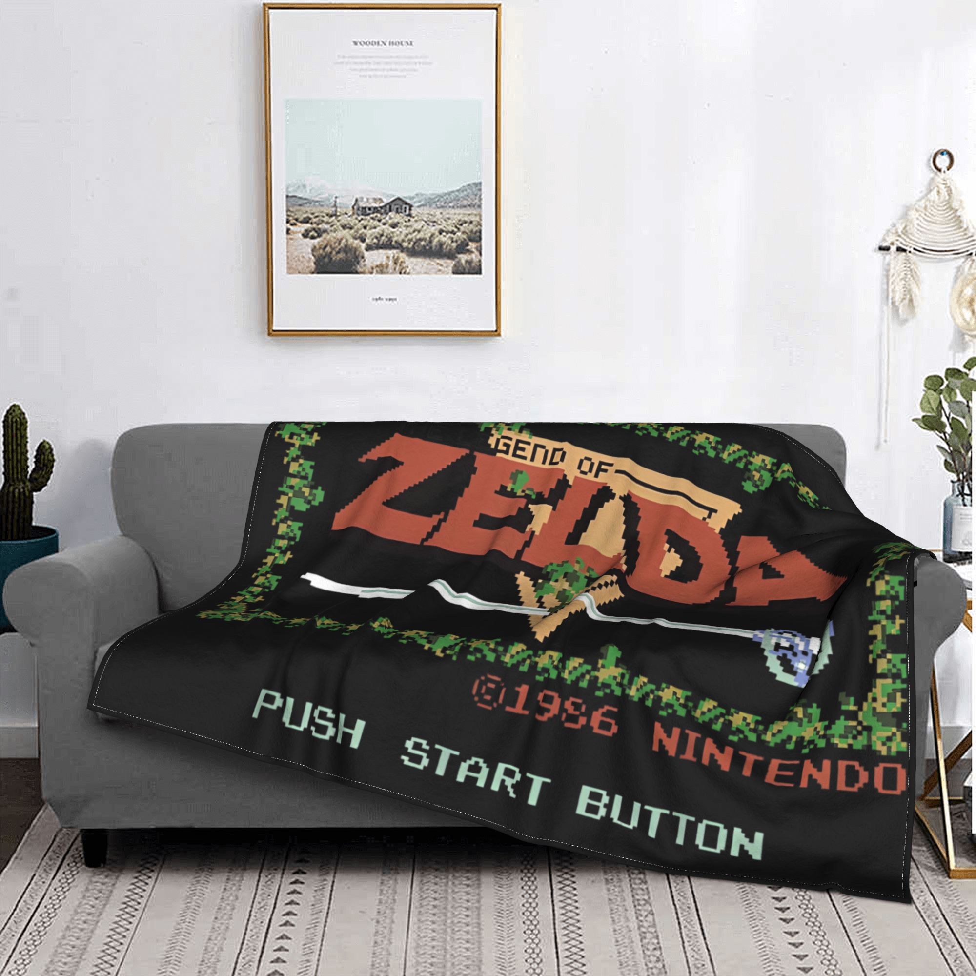 Z-Zelda أساطير الفانيلا بطانية - مراجعة Retro Gaming Zelda وسعره
