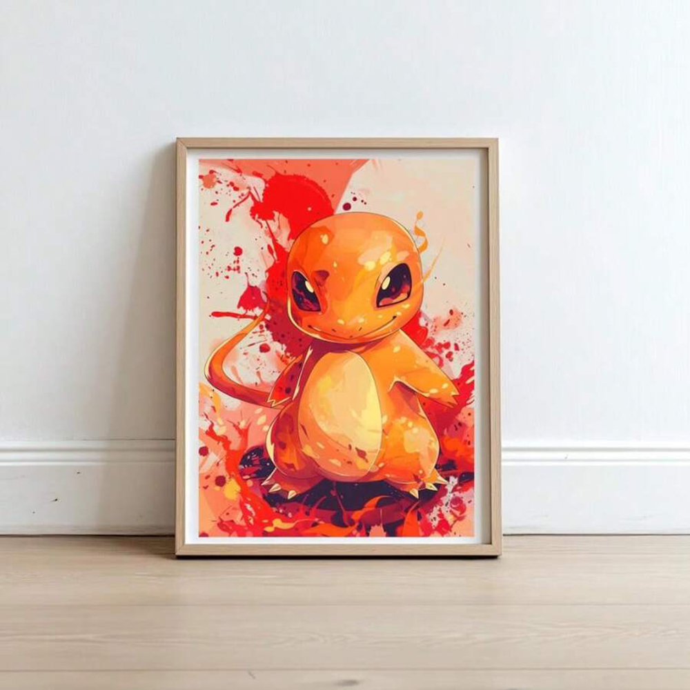 أنيمي بوكيمون بيكاتشو تشارماند - مراجعة Retro Gaming Art وسعره