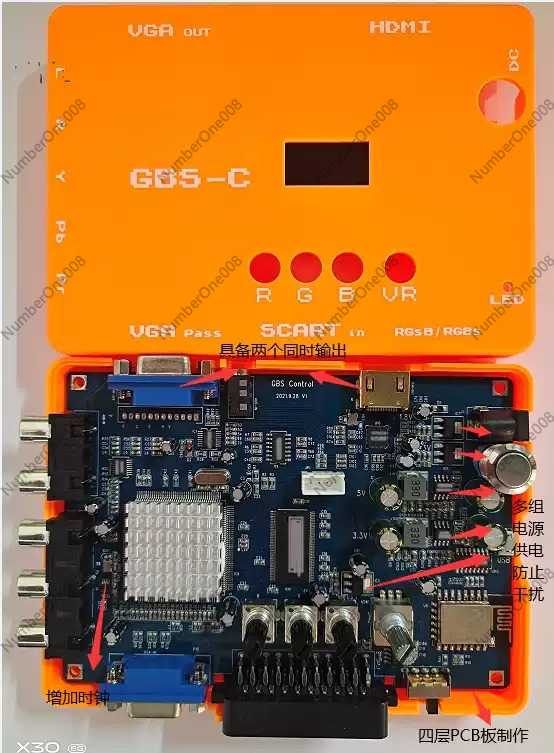 محول فيديو RGBS منخفض الدقة إل - مراجعة Retro Gaming Hdmi وسعره