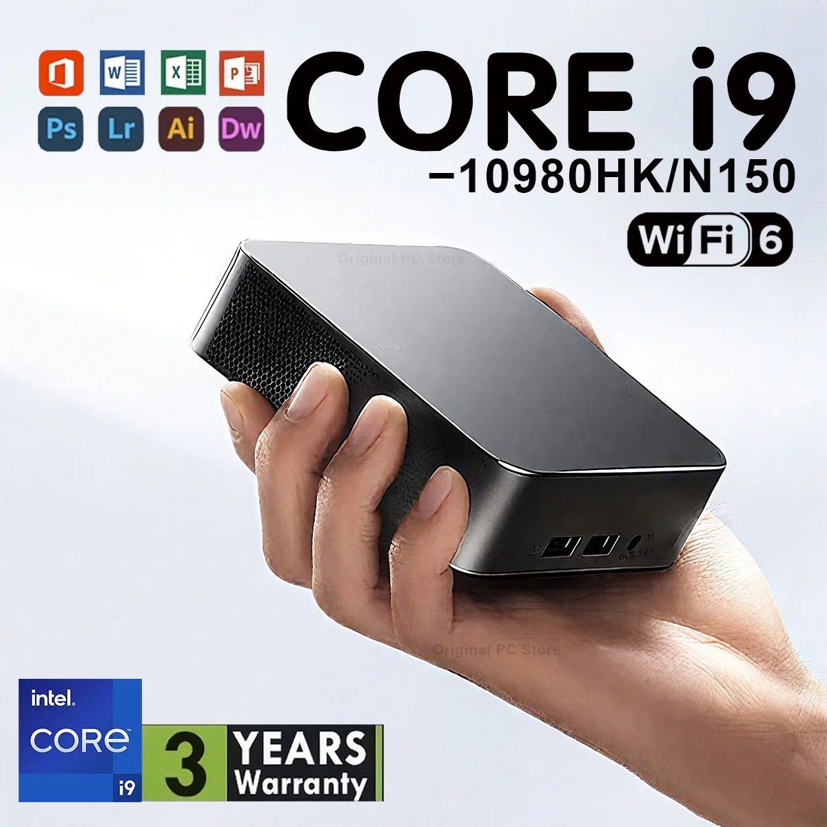 كمبيوتر صغير من إنتل i9 10980H - مراجعة Retro Gaming Mini Pc وسعره