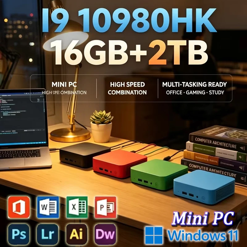كمبيوتر صغير من إنتل i9 10980H - مراجعة Retro Gaming Mini Pc وسعره