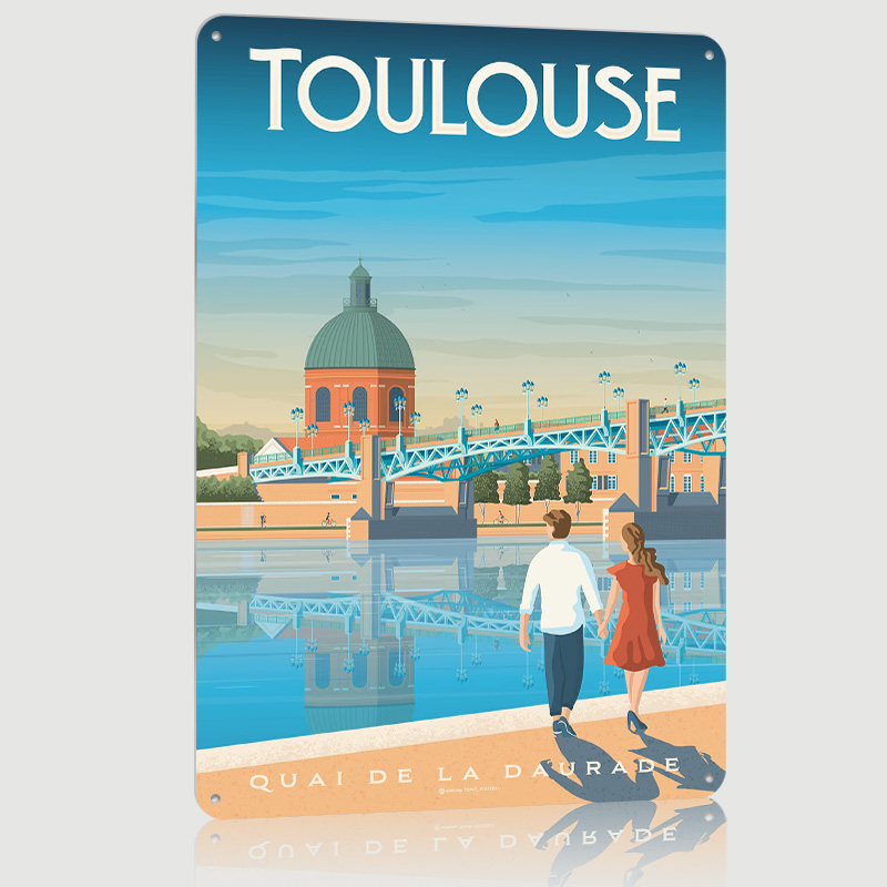 لافتة معدنية مطبوعة بتصميم مدي - مراجعة Retro Gaming Toulouse وسعره