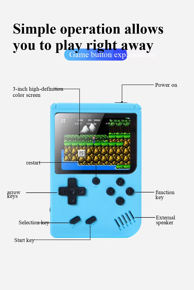 جهاز ألعاب فيديو محمول جديد بح - مراجعة Retro Gaming Hdmi وسعره